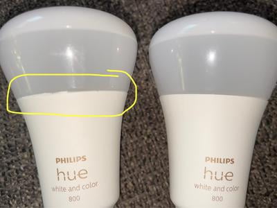 Philips Hue 3-Pack A19 Bluetooth LED Smart Bulbs, White and