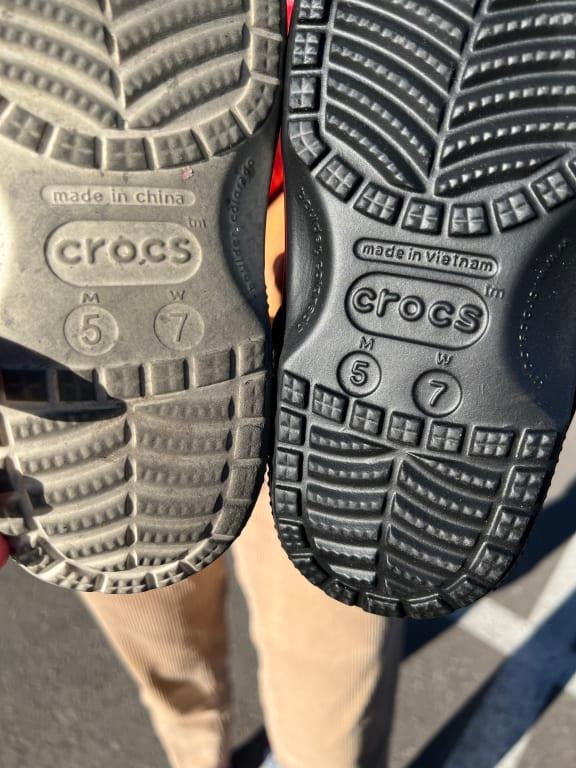 Crocs made in sale