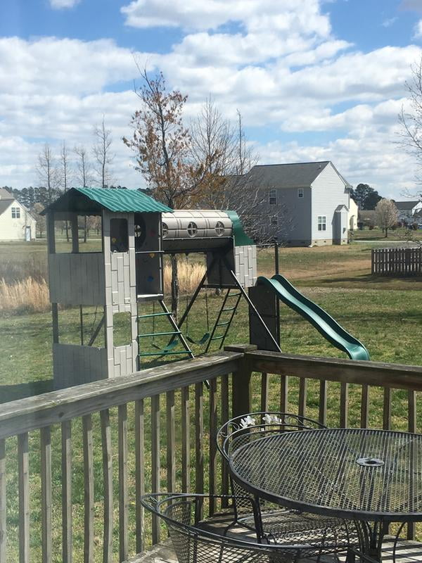 adventure tunnel swing set