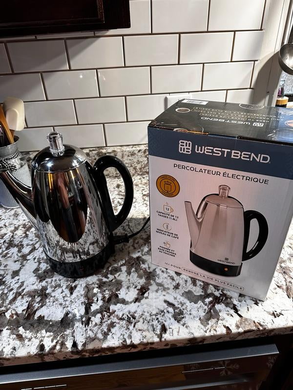 Customer reviews for West Bend Classic 12-Cup Coffee Percolator