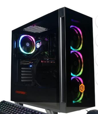 CyberPowerPC Gamer Supreme Gaming Desktop, AMD Ryzen 7 8700F, 32GB