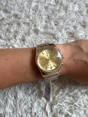 Michael Kors MK5556 Lexington Rose Gold Stainless Steel Bracelet Women Watch Michael Kors MK5556 38 mm Gold Stainless Steel Case Gold  main image 2
