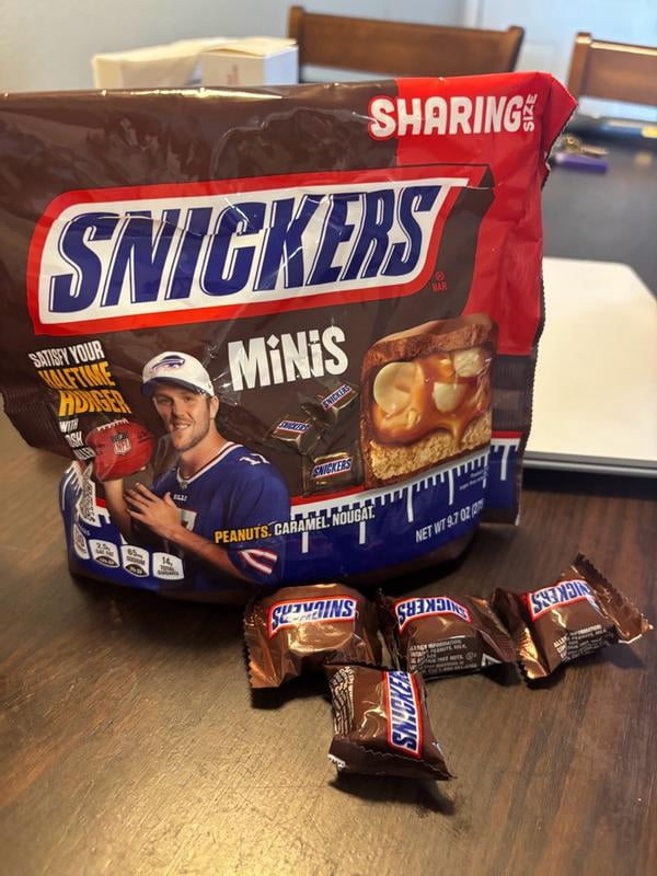 SNICKERS, Minis, 12 peg pack, 2.86oz, miniature chocolate candy