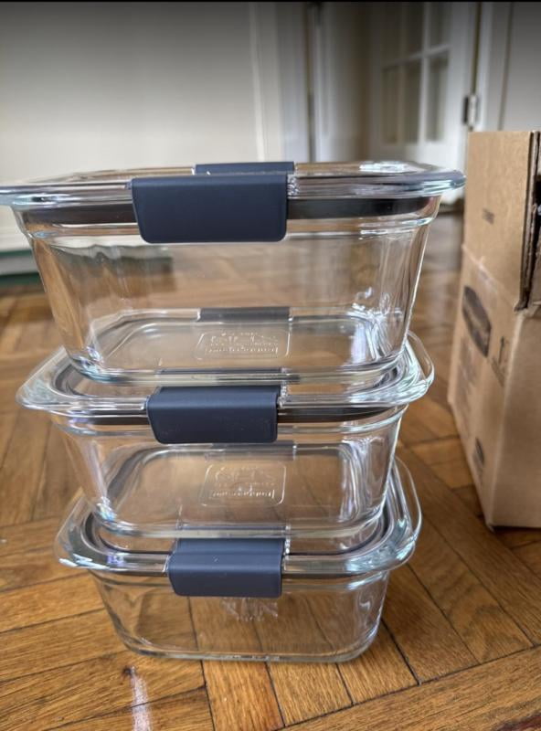 Rubbermaid, Brilliance Tritan Food Storage Set of 5, 1.3 Cup, Leak