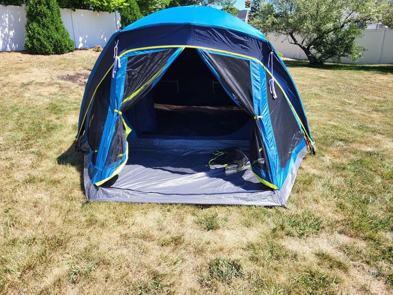 Coleman Skydome 4P Camping Tent with Screen Room & Dark Room