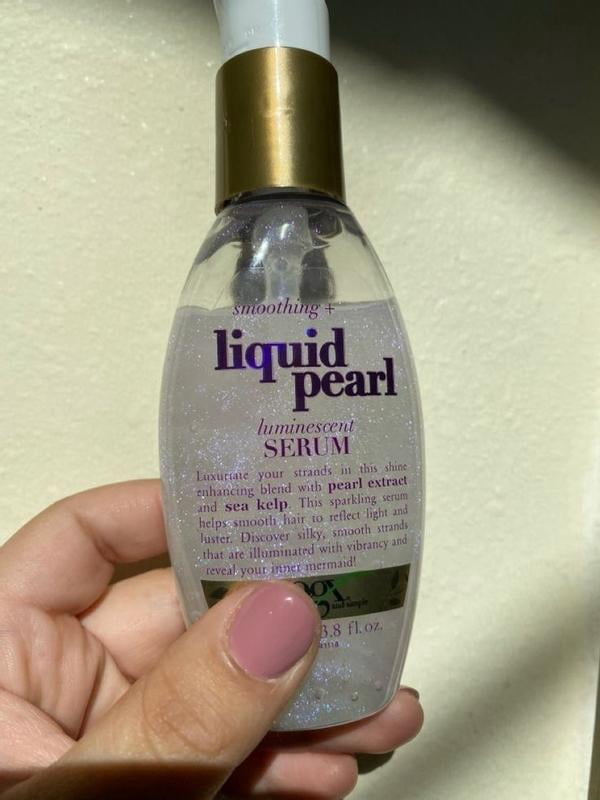 OGX Liquid Pearl Luminescent Hair Serum, Smooth and Shine, Pearl