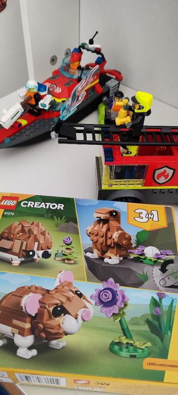 デリ5くん Lego 31376 Creator Cute Hamster With A Flower (166 Pieces) | Buy
