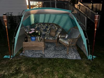 Free Shipping! Ozark Trail Sun Shelter Tent 8' x 6' UV Protectant