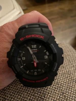 G-SHOCK G-100 ブラック デジタル腕時計 G-SHOCK Gショック ジーショック オールブラック BASIC g-shock GA-100