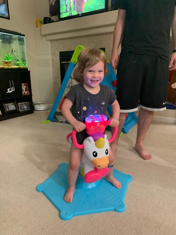 bounce and spin unicorn