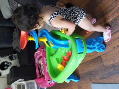 play day sand and water table with fish pond