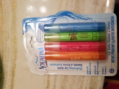 Aquafina - Aquafina Hydrating Lip Balm, .07 oz, 4 count - Walmart.com - Walmart.com Aquafina - Aquafina Hydrating Lip Balm, .07 oz, 4 count - Walmart.com - Walmart.com