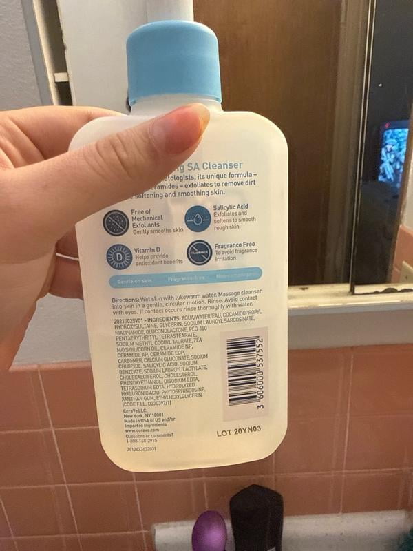 2 Pack - CeraVe Renewing SA Cleanser 8 oz - Walmart.com