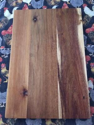 The Pioneer Woman Cowboy Rustic 12 x 18 Acacia Wood Cutting Board, Brown  