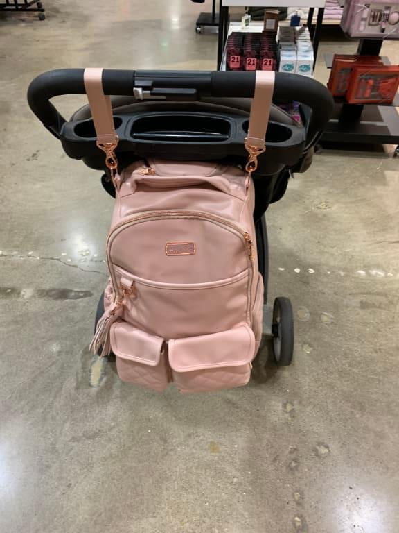 Itzy Ritzy Itzy Ritzy Diaper Bag Backpack Large Capacity Boss Backpack Diaper Bag Featuring Bottle Pockets Changing Pad Stroller Clips And Comfortable Backpack Straps Taupe Herringbone Walmart Com Walmart Com