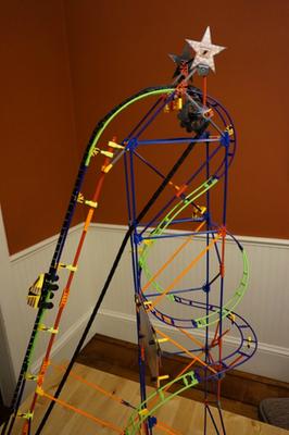 K'NEX Wild Whiplash Roller Coaster Building Set Toy With Motor 580 Pcs Age 9 for sale online