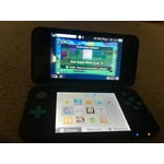 New Nintendo 2ds Xl System W Mario Kart 7 Pre Installed Black Turquoise Walmart Com Walmart Com