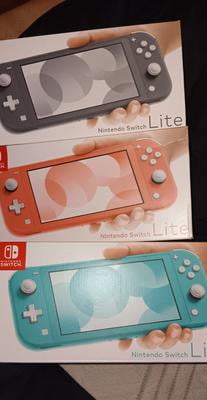 Nintendo Switch Lite Console, Coral, Handheld Portable Gaming