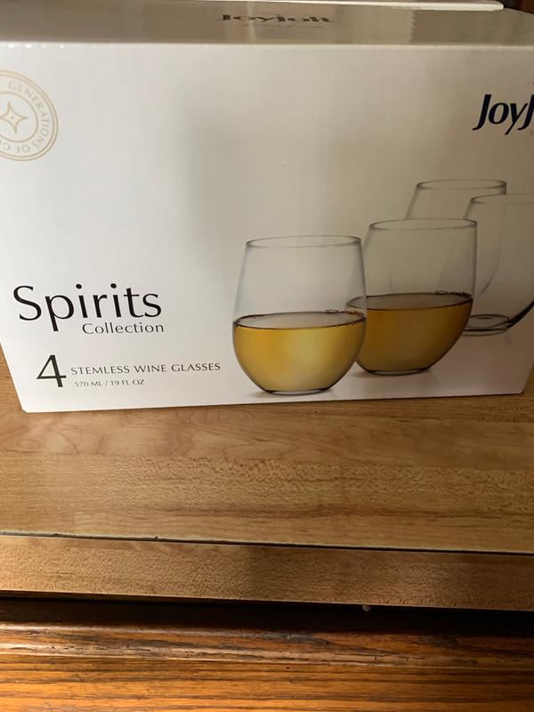 JoyJolt HUE Stemless Wine Glass Set. Large, 15 oz, Stemless, Set of 6.  Short Wine Tumblers for White…See more JoyJolt HUE Stemless Wine Glass Set.
