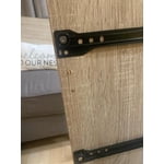 Miren Mid-Century Modern Light Oak and Dark Grey 6-Drawer Dresser