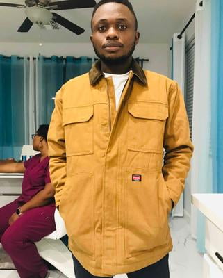 Wrangler Workwear Men's Insulated Duck Quilted Lined Full Zip Work