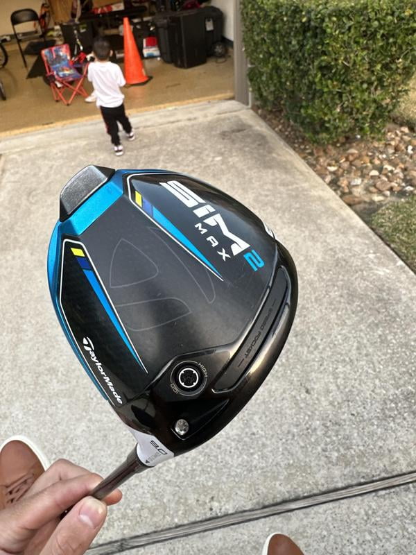 TaylorMade Golf SIM2 Max Driver 10.5 Stiff Flex Ventus Blue 5 Club