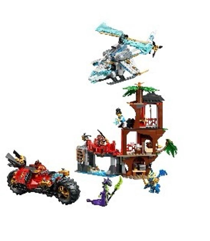 LEGO NINJAGO Ninja Vehicle Tree House Battle Playset for Kids 7+