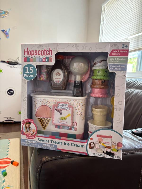 Hopscotch Lane Sweet Treats Ice Cream 15 Piece Set – Dessert Set