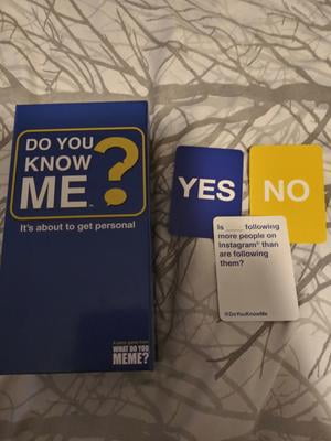 Do You Know Me? the Card Game that Puts You and Your Friends in the Hot  Seat by What Do You Meme? 