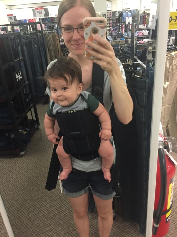 Babybjorn Baby Carrier Original Black Cotton Walmart Com Walmart Com