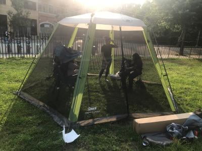 Coleman Outdoor Camping Pop Up Screen House Canopy Sun