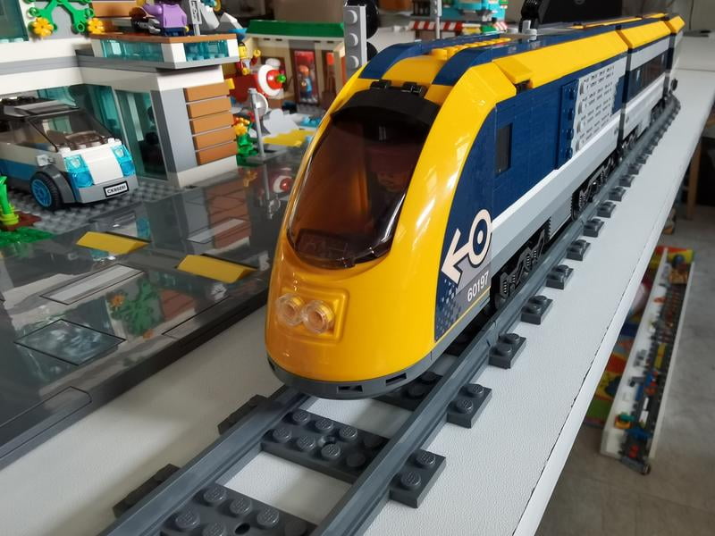 LEGO City Passenger Train 60197 Set with Tracks - Walmart.com
