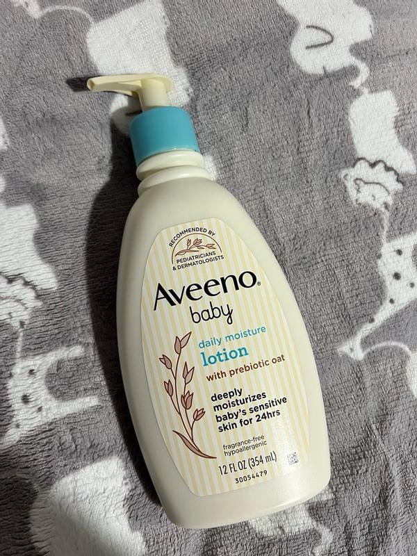 2 Pack - AVEENO Baby Daily Moisture Lotion Fragrance Free 12 oz