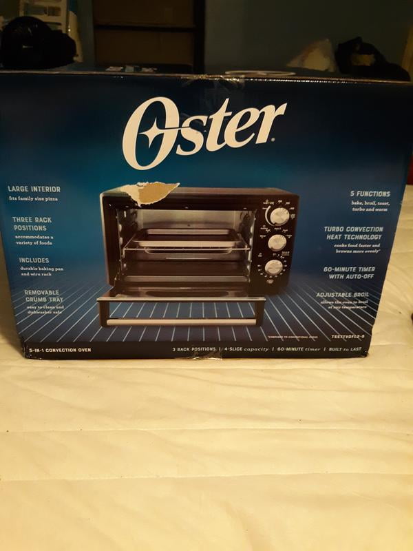 Oster® Convection 4-Slice Toaster Oven, Matte Black, Convection Oven and  Countertop Oven