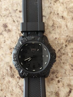 Luminox 3051 BLACKOUT EVO Navy SEAL Swiss Dive Watch, 44mm Case