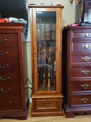 American Furniture Classics 8 Gun Cabinet Walmart Com Walmart Com