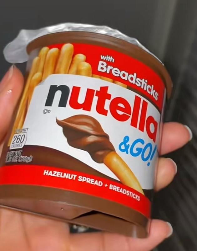 Nutella & GO! Hazelnut and Cocoa Spread + Breadsticks, 1.8 oz., 16