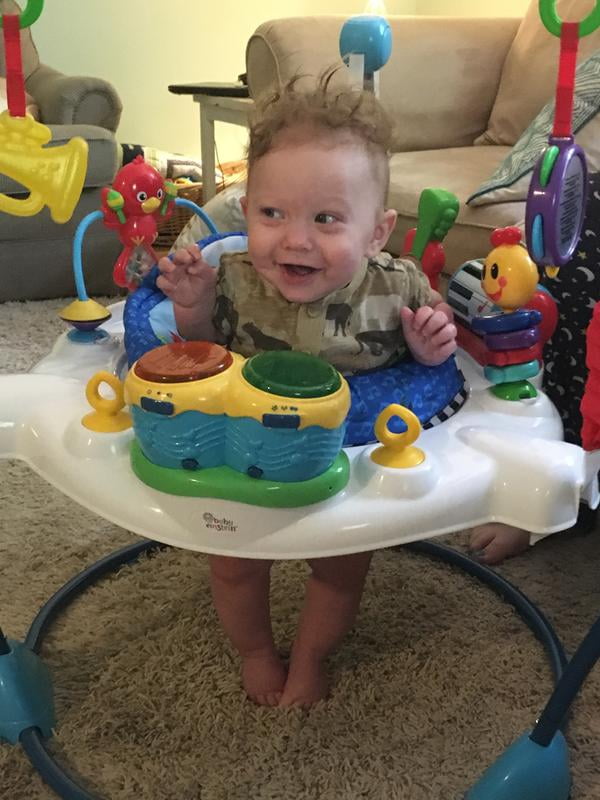 Baby Einstein Neighborhood Symphony Activity Jumper With Take Along Drum Set Ages 6 Months Walmart Com Walmart Com