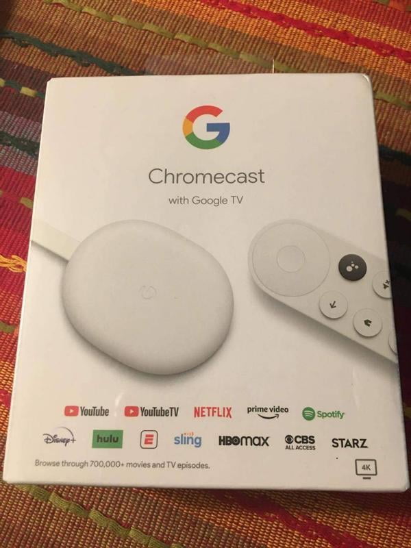 Chromecast with Google TV-4K-Sky - Walmart.ca