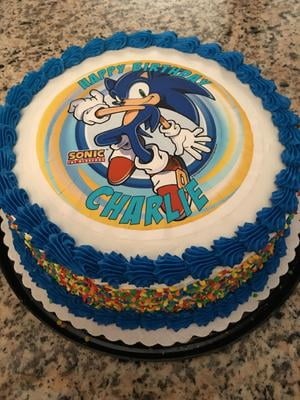 Sonic the Hedgehog Birthday Cake – Harvard Sweet Boutique Inc