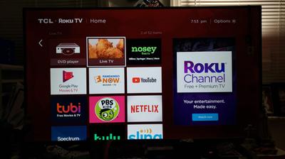 Tcl 55 Class 4 Series 4k Uhd Hdr Led Roku Smart Tv 55s20 Walmart Com Walmart Com