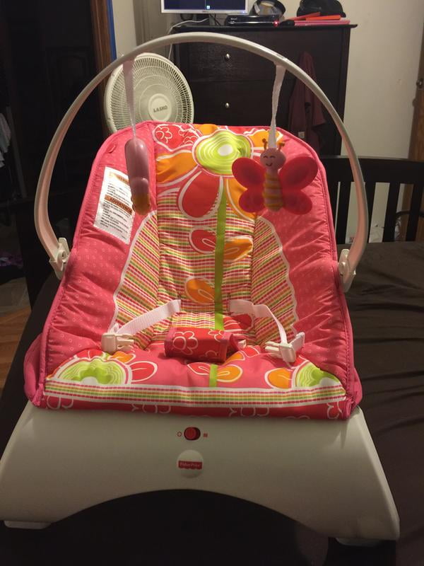 fisher price comfort curve bouncer pink