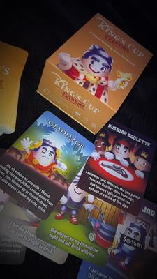 King's Cup Extreme – Jeu De Cartes à Boire Pour Adultes – 120 Cartes étanches, Règles Incluses – Idéal Pour Fêtes Et Anniversaires
