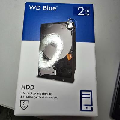 Western Digital 2TB WD Blue Internal Hard Drive - 5400 RPM, SATA 6