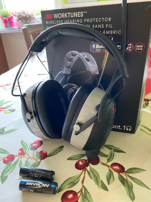 3m worktunes connect hearing protector with bluetooth