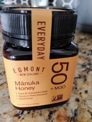 Egmont Honey New Zealand Manuka Honey MGO 50+ 250g/8.8oz Raw