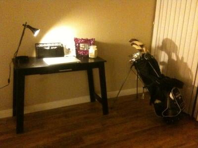 Mainstays Writing Table Ebony Ash Walmart Com