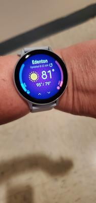 Refurbished 44mm Samsung Galaxy Watch Active 2 Cloud Silver Walmart Com Walmart Com