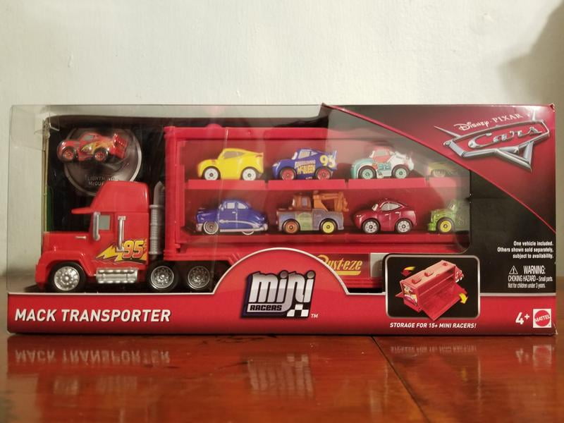 disney cars 3 mini racers transporter