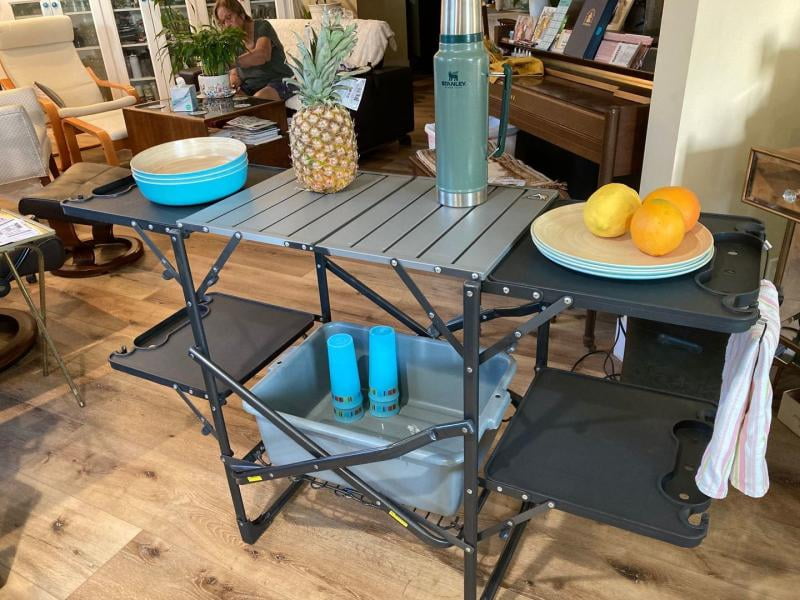 Lifetime 4-Foot Commercial Adjustable Height GCI Outdoor Slim-Fold